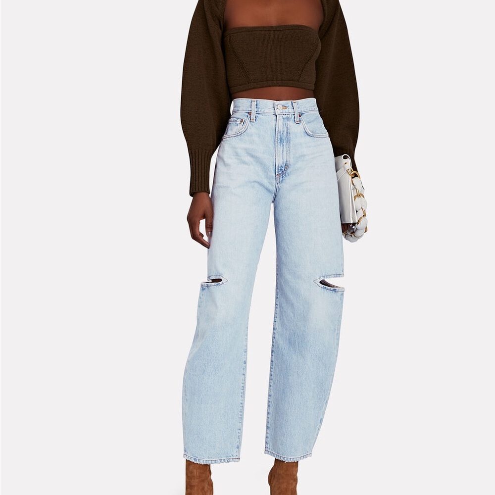 Agolde barrel leg jeans